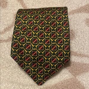 Fendi 100% silk tie